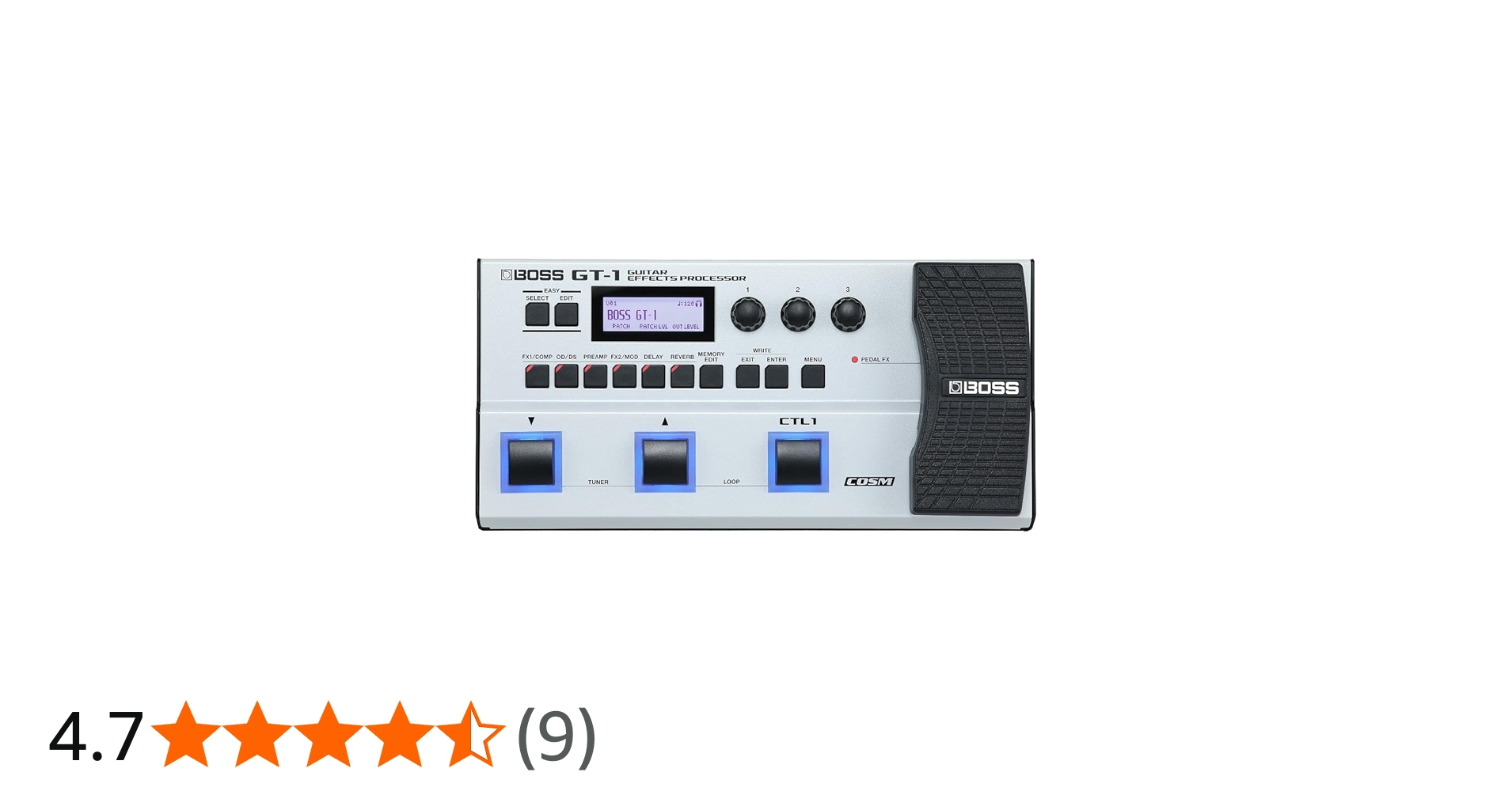 Amazon | BOSS GT-1-WH 【数量限定カラー】 マルチエフェクター エレキ