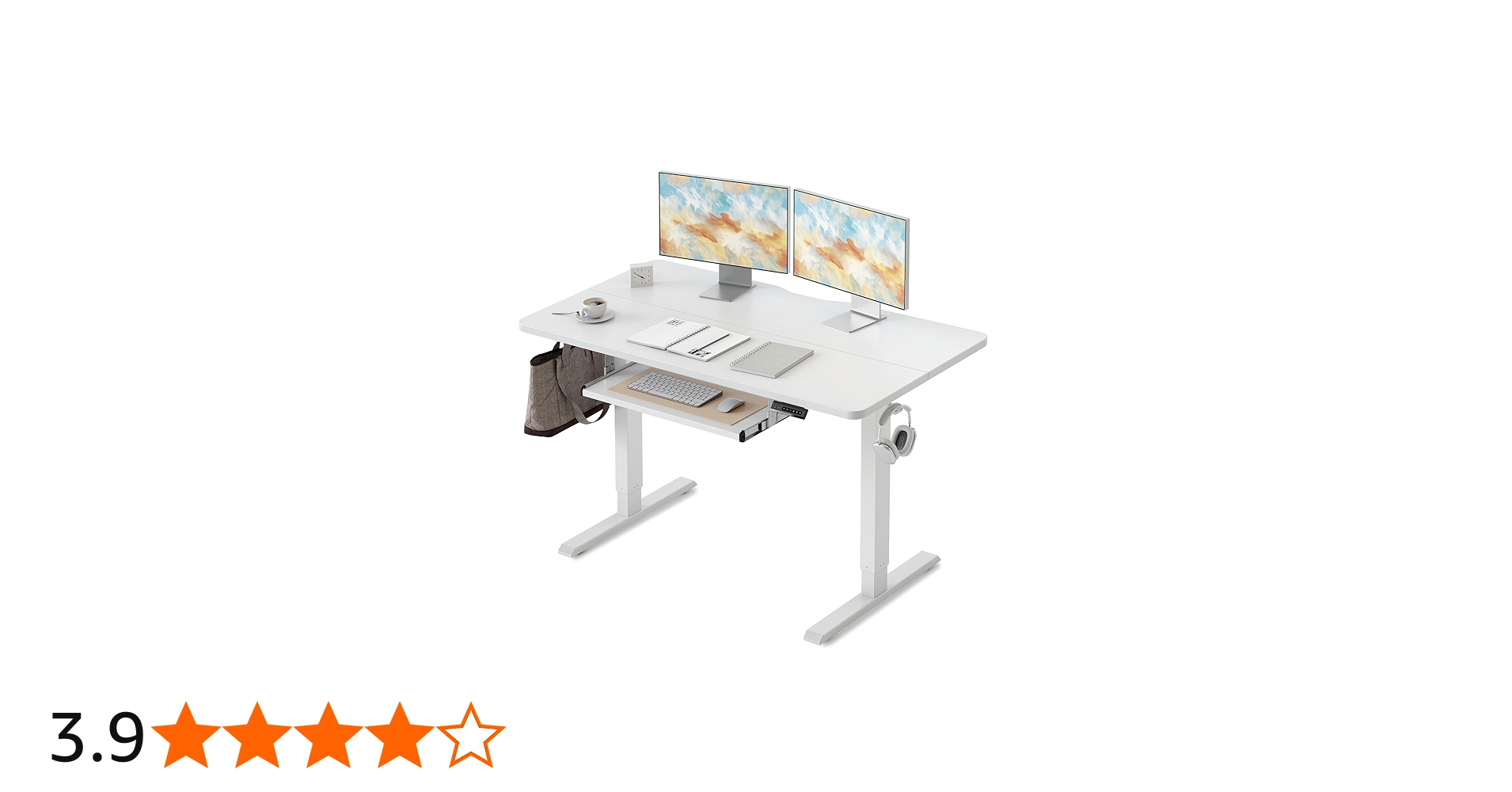 Amazon | FEZIBO 昇降デスク スタンディングデスク 幅120cm*奥行き60cm