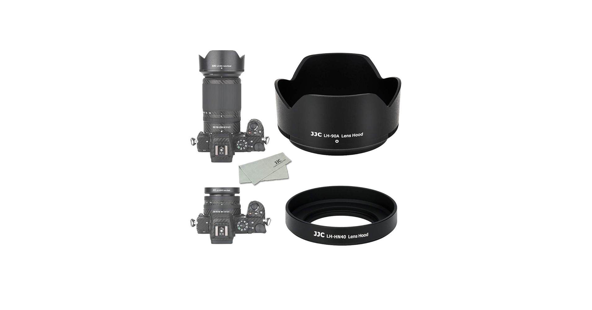 Amazon.com : (1+1) Screw on + Bayonet Lens Hood Shade for Nikon