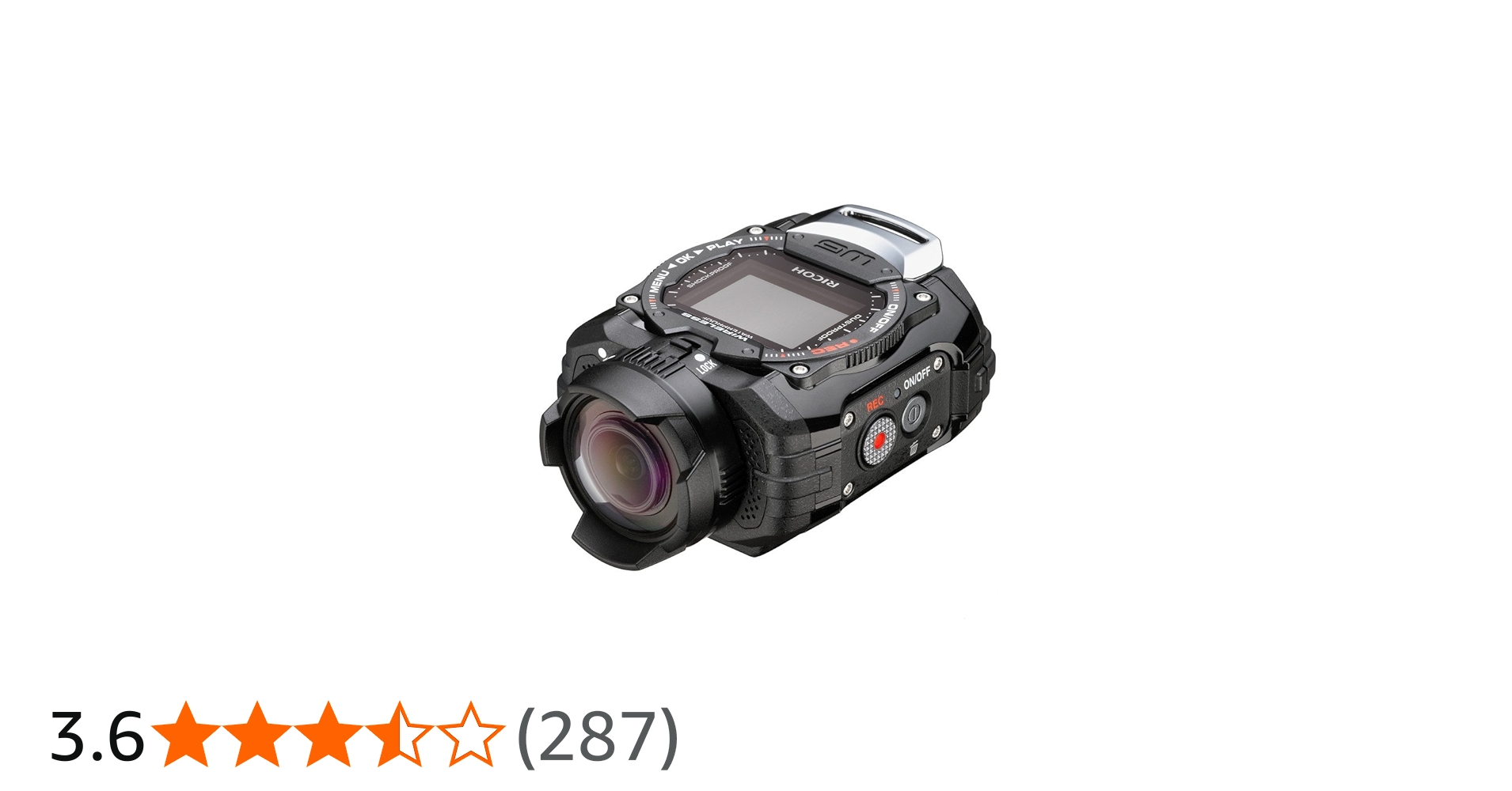 Amazon | RICOH 防水アクションカメラ WG-M1 ブラック WG-M1 BK 08271