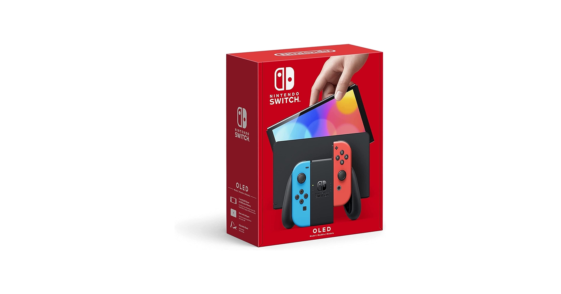 Amazon.com: Nintendo Switch – OLED Model w/Neon Red & Neon Blue