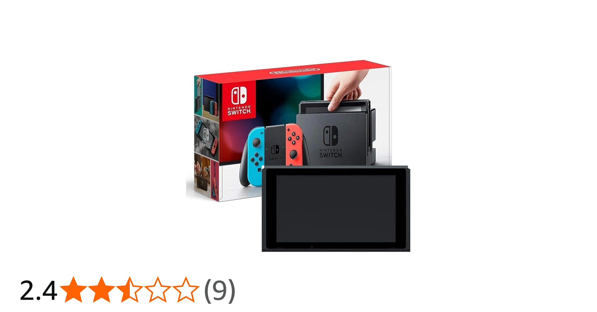 Nintendo Switch ネイビー 本体 ドック付き 箱無し 初期化済み