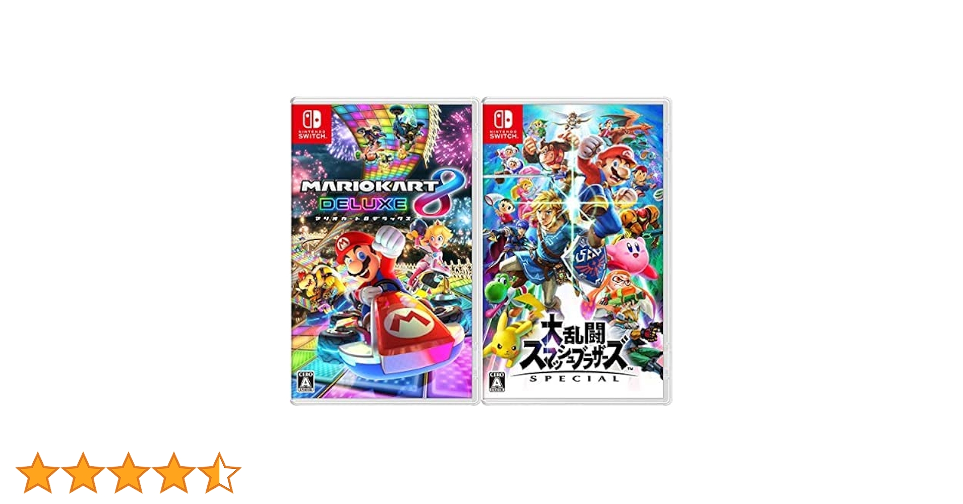 Switchソフト2種 スマブラ・マリオカート Switchソフト2種 スマブラ