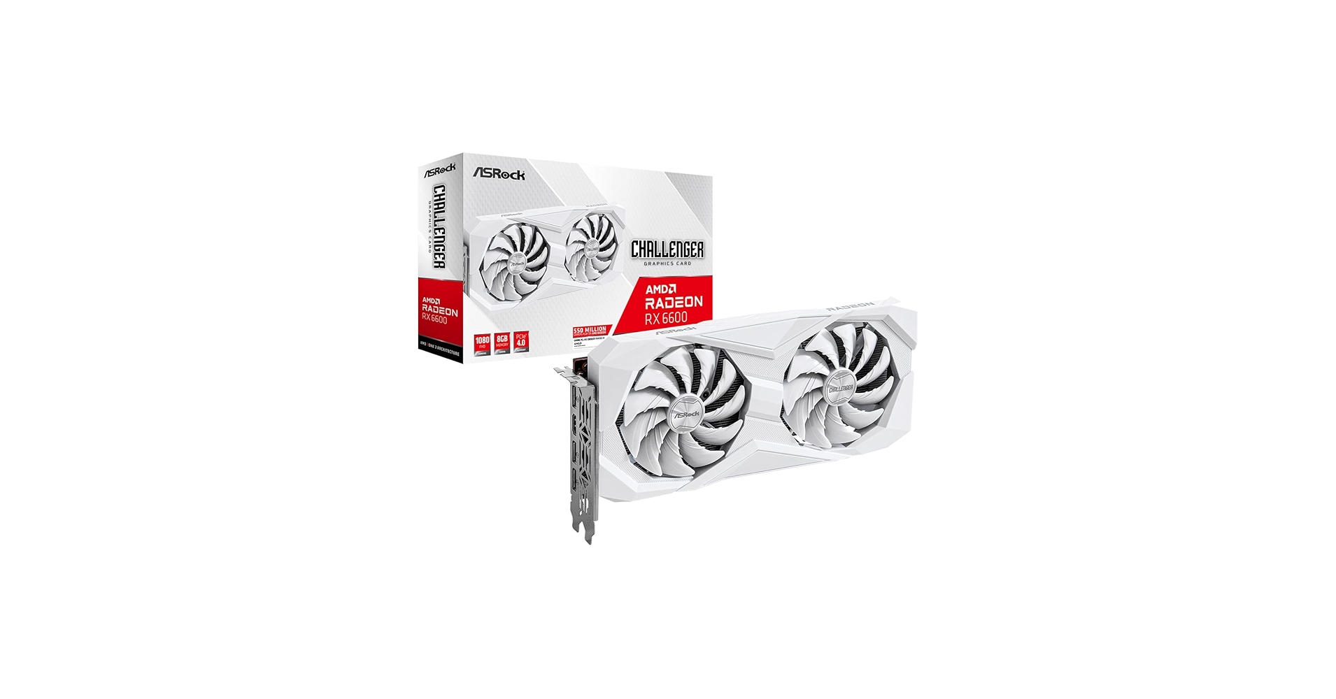 Amazon.com: ASRock AMD Radeon RX 6600 Challenger White 8GB GDDR6