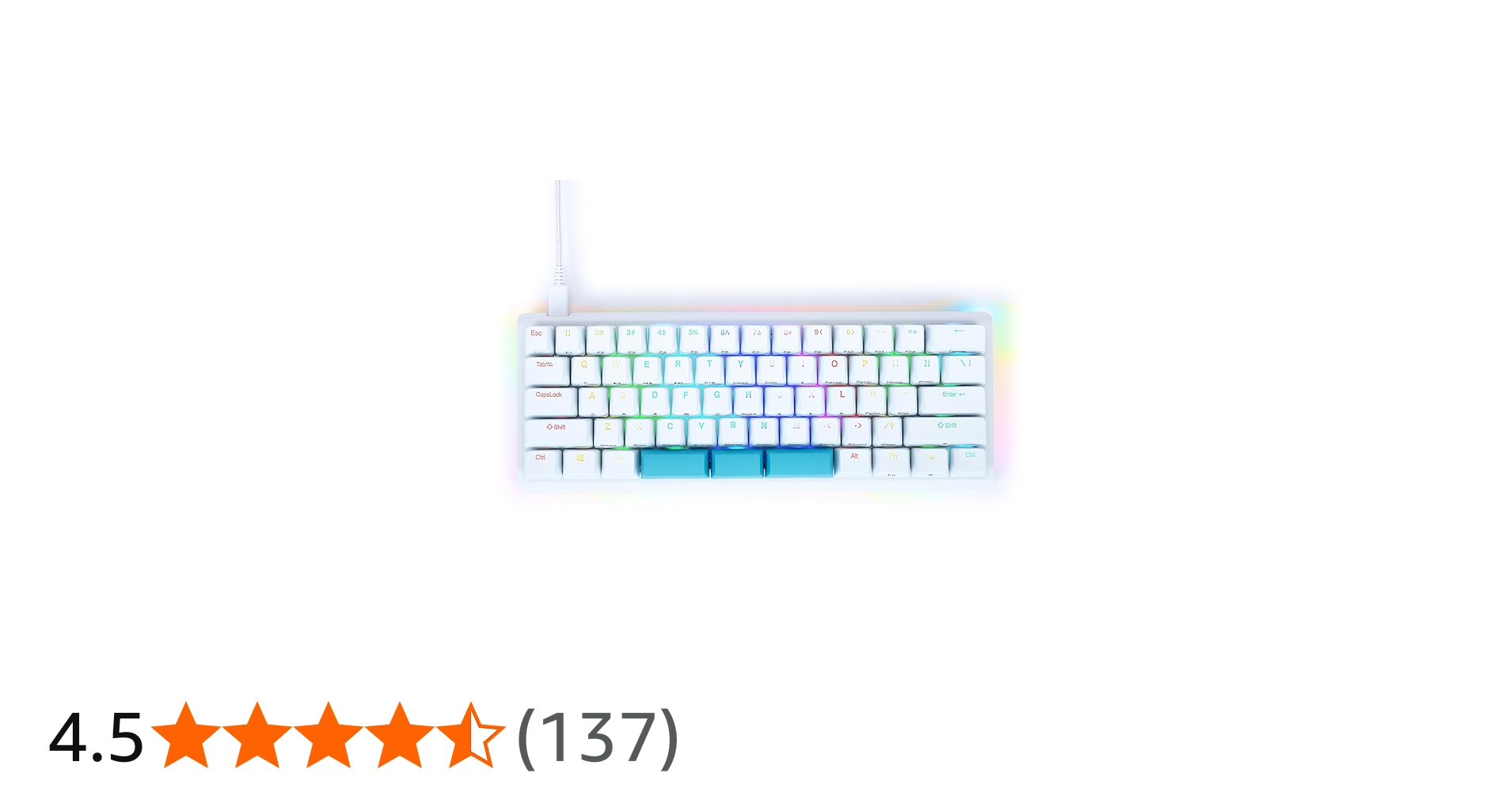 Amazon | KINESIS Gaming TKO ホワイト メカニカルキーボード