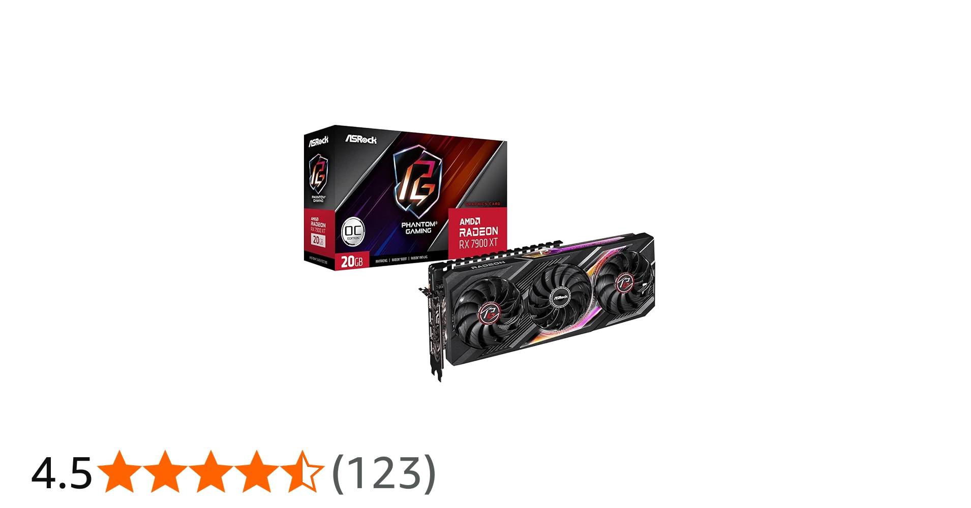 Amazon | ASRock グラフィックボード AMD Radeon RX7900XT GDDR6 20GB