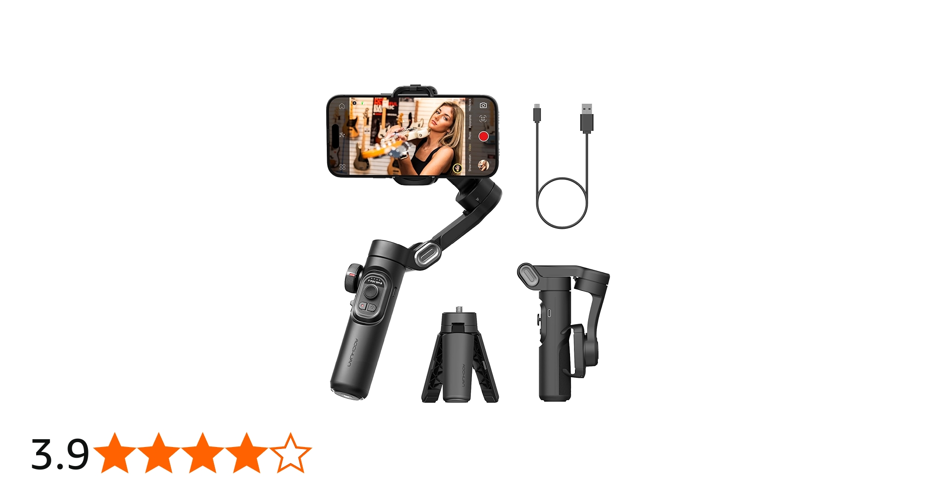 Amazon.co.jp: スマホジンバルスタビライザー3軸 iPhone 15/14/13/12