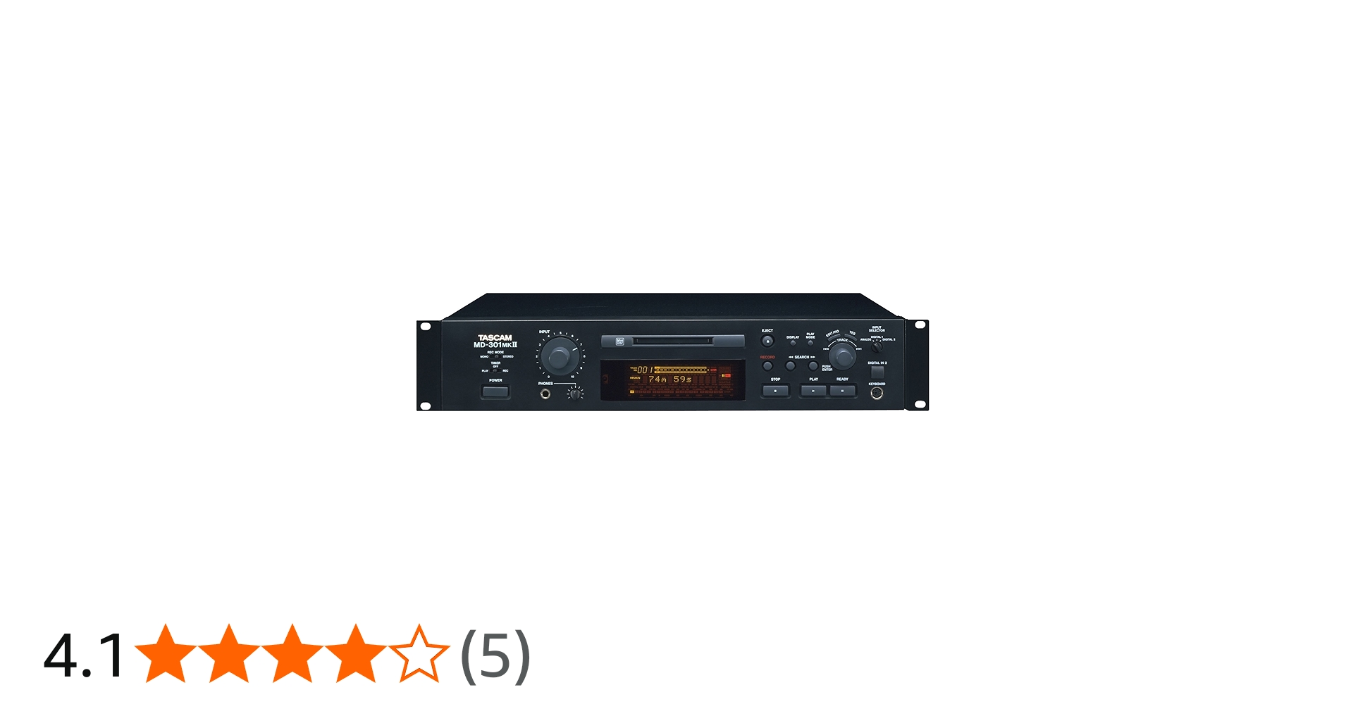 Amazon.co.jp: タスカム TASCAM MD-301MKⅡ 業務用 MDレコーダー