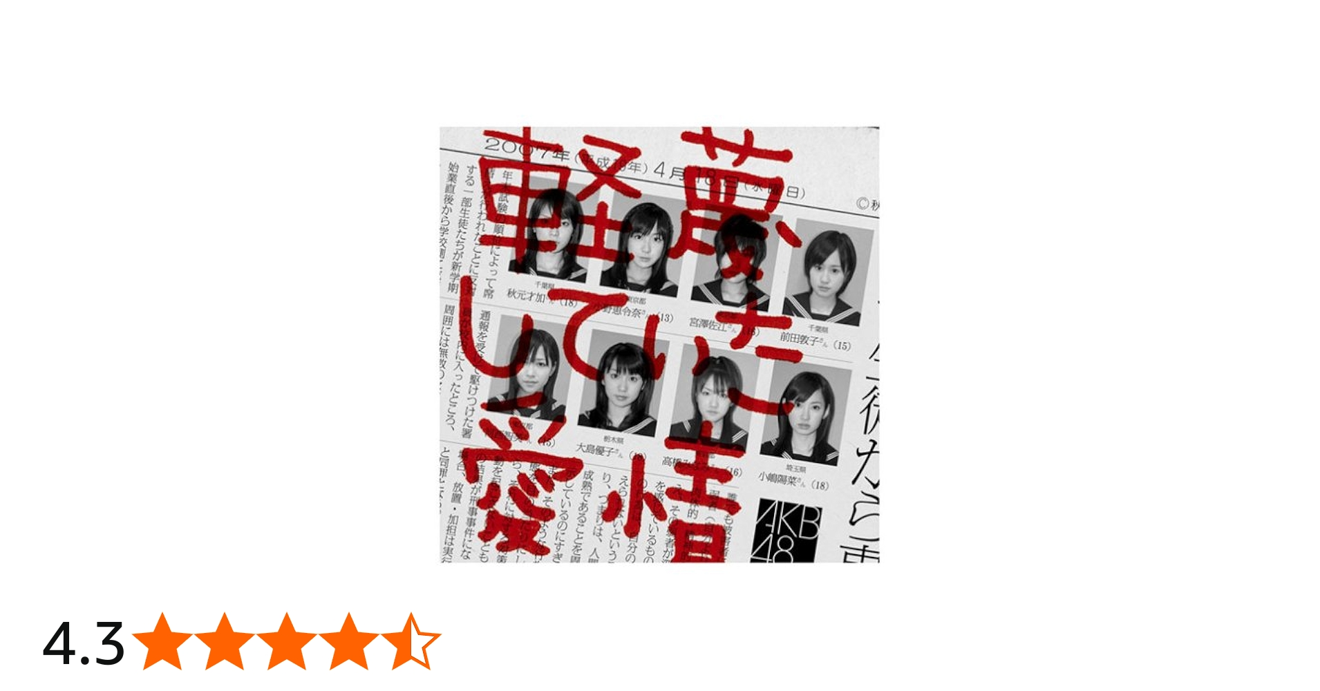 Amazon.co.jp: 軽蔑していた愛情 (初回限定盤): ミュージック