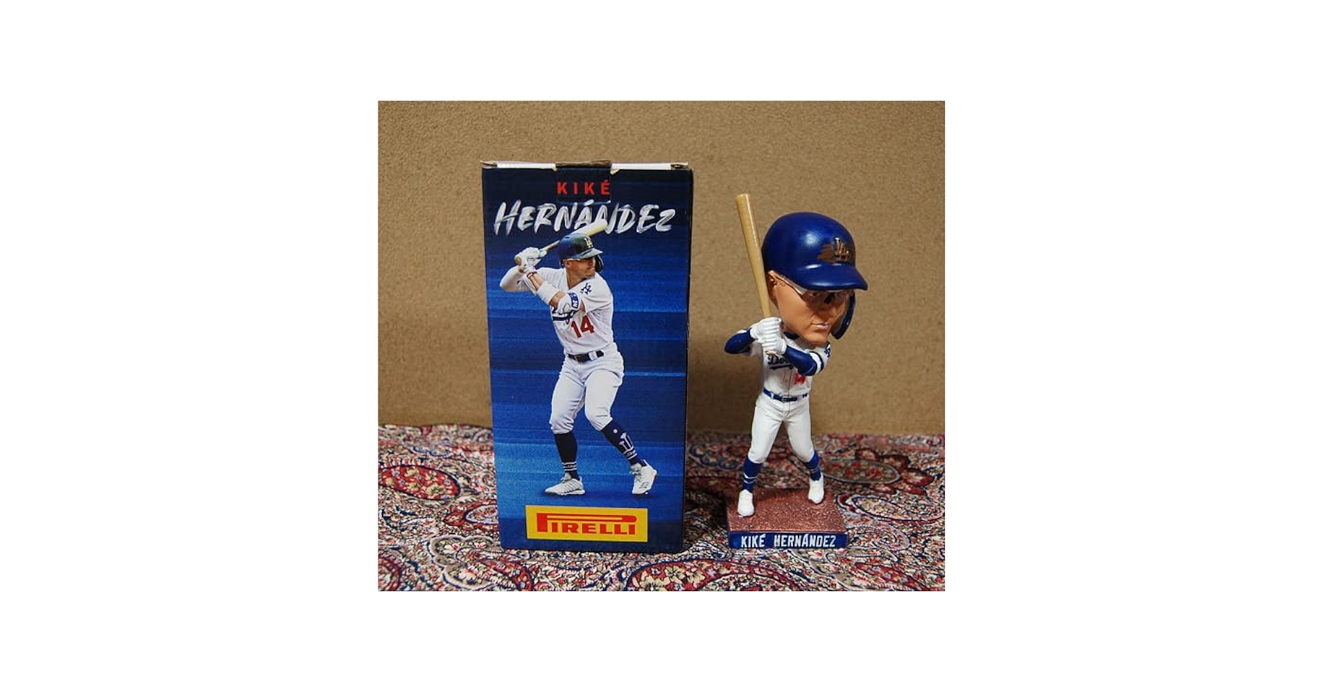 Kiké Hernández ボブルヘッド フィギュア 8 Los Angeles Dodgers MLB