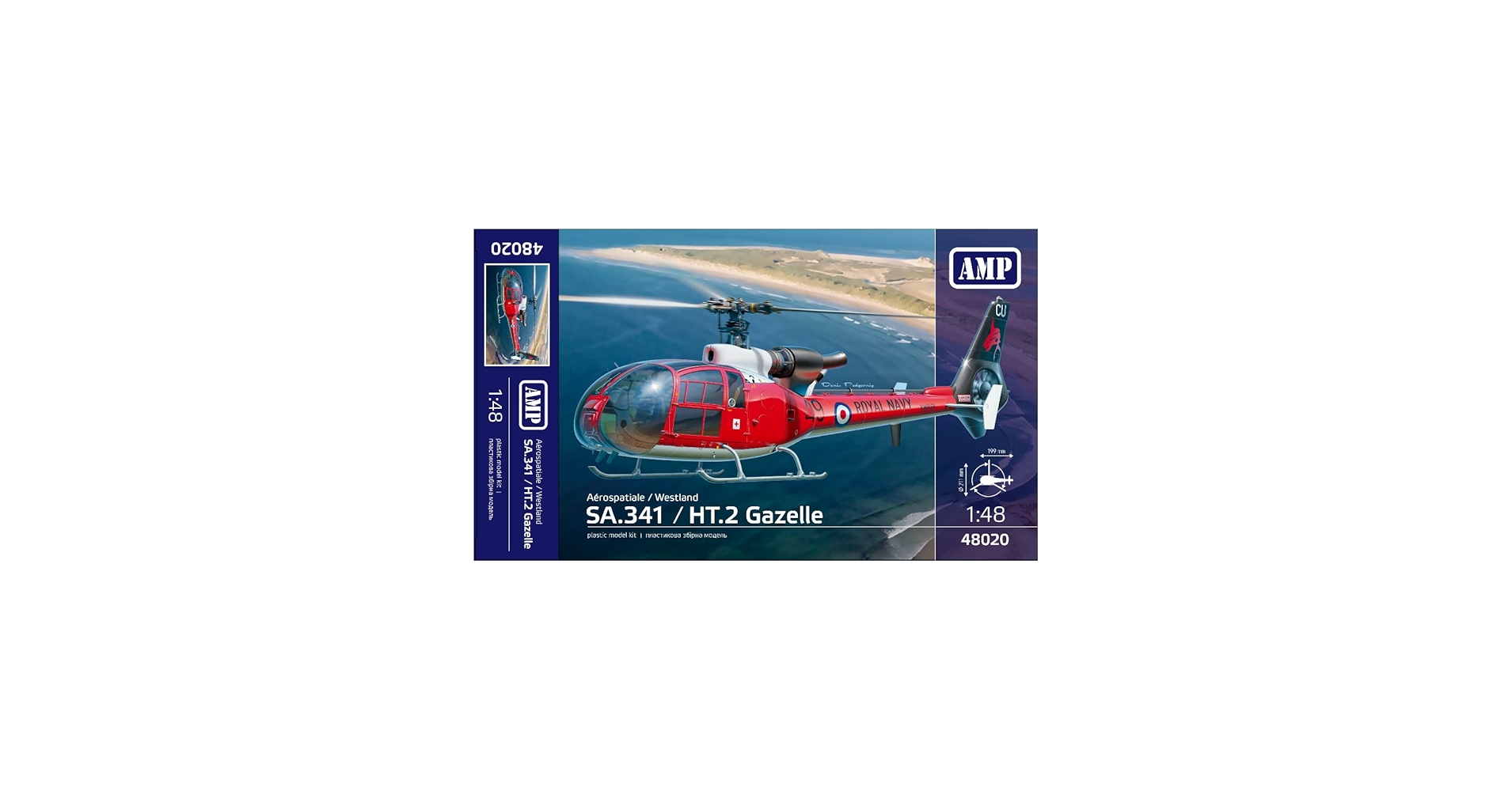 Amazon.com: Mikro-mir AMP 48-020 - 1/48 - Aérospatiale/Westland