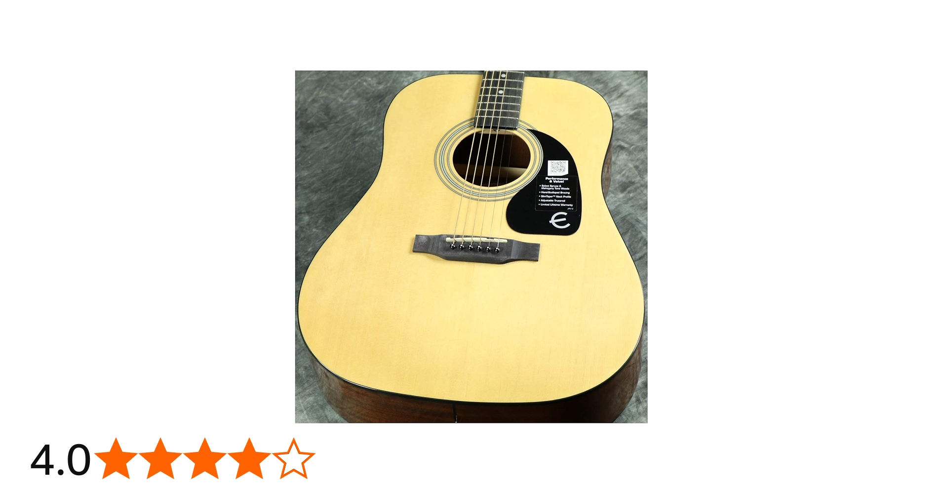 Amazon | Epiphone アコースティックギター DR-100 NA エピフォン