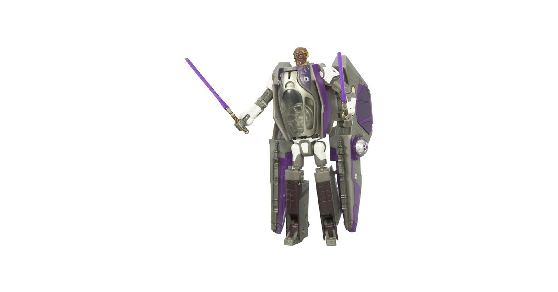 Amazon.com: Star Wars Transformers Mace Windu & Episode 3 Jedi