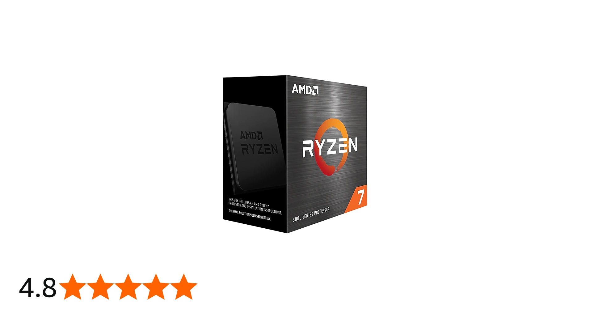 AMD Ryzen 7 5700X3D 8-Core, 16-Thread Desktop Processor : Amazon