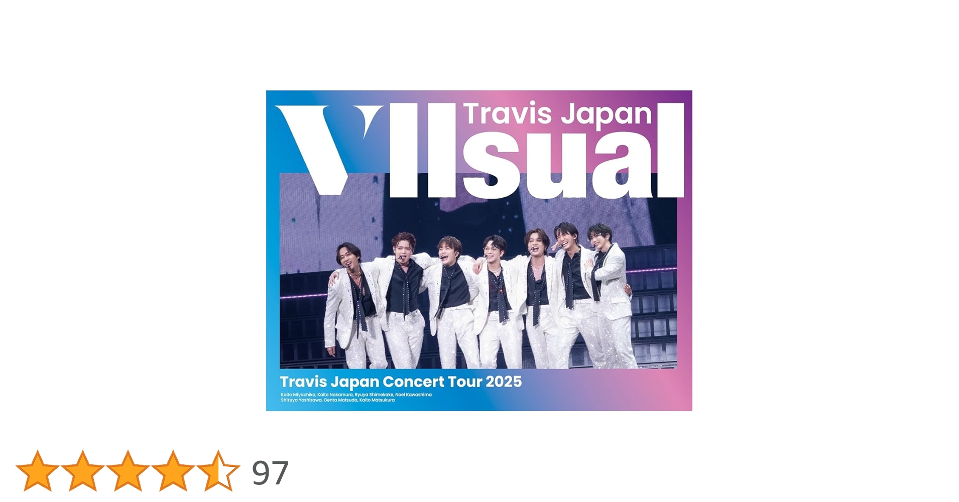 TravisJapan アルバム VIIsual FC限定盤 DVD TravisJapan viisual FC盤
