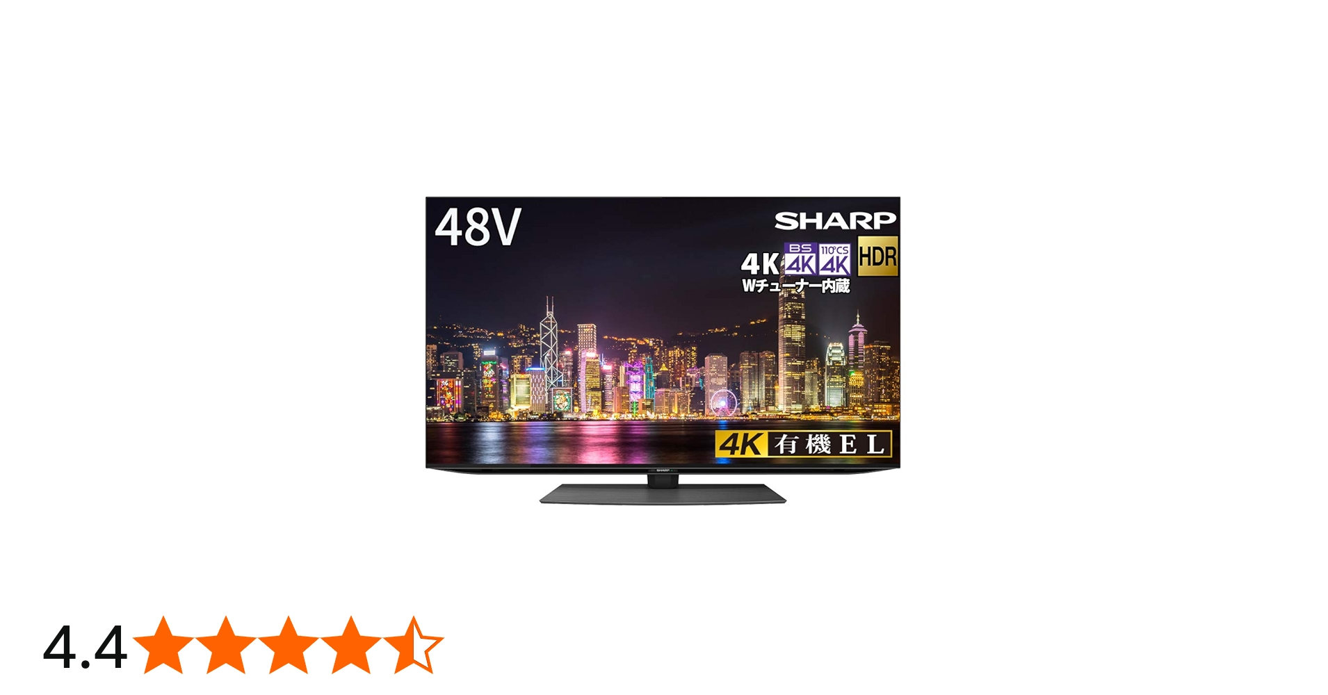 Amazon.co.jp: シャープ 48V型 有機EL テレビ AQUOS OLED 4T-C48CQ1 4K