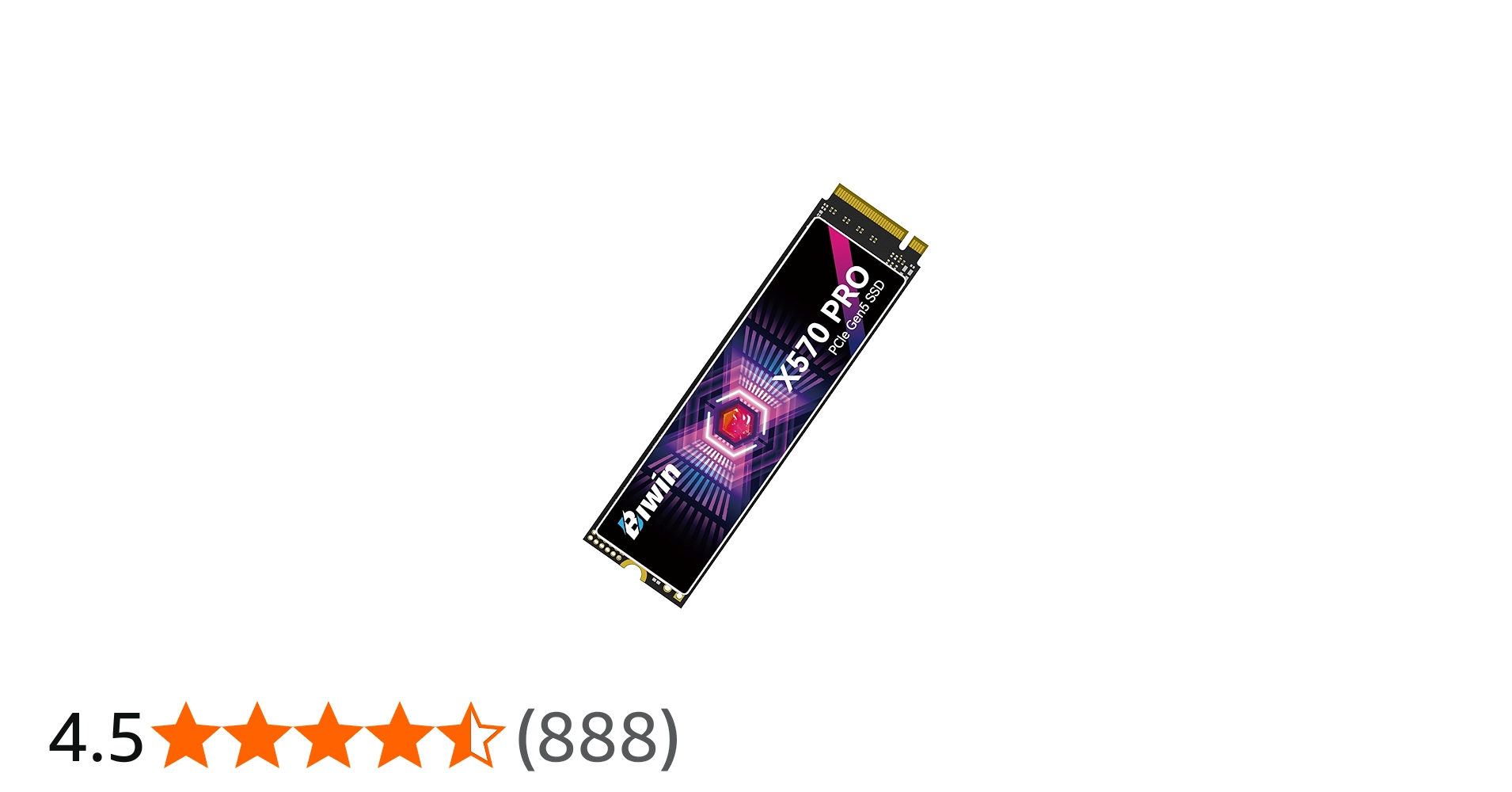 Amazon | Biwin X570 PRO 1TB SSD Gen5×4 最大読込：14000MB/s NVMe2.0