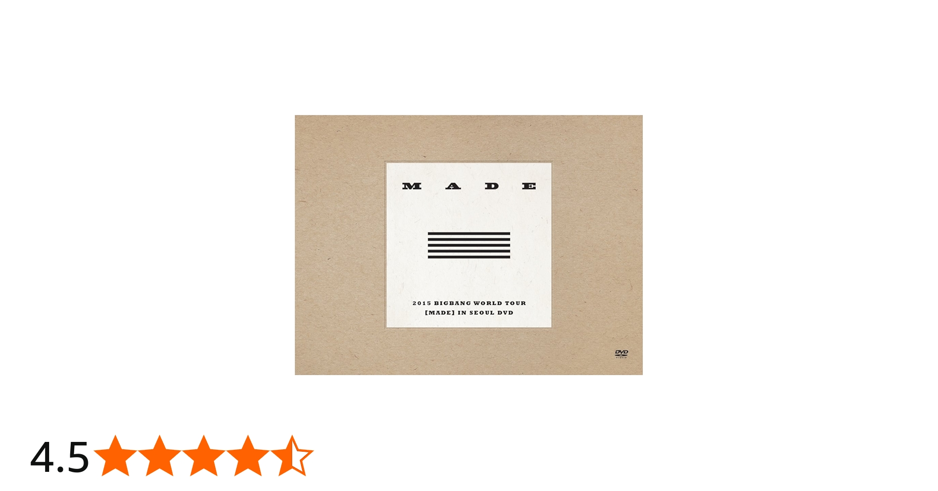 Amazon.co.jp: 2015 BIGBANG WORLD TOUR [MADE] IN SEOUL DVD