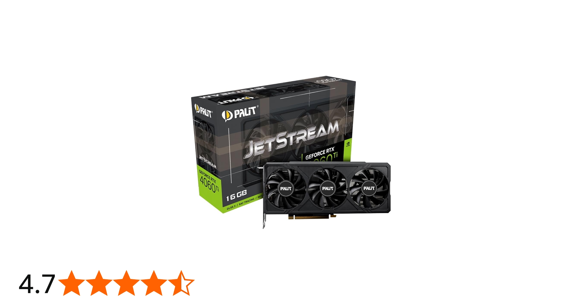 Amazon | VGA Palit RTX4060TI 16GB JetStream | Palit | グラフィック
