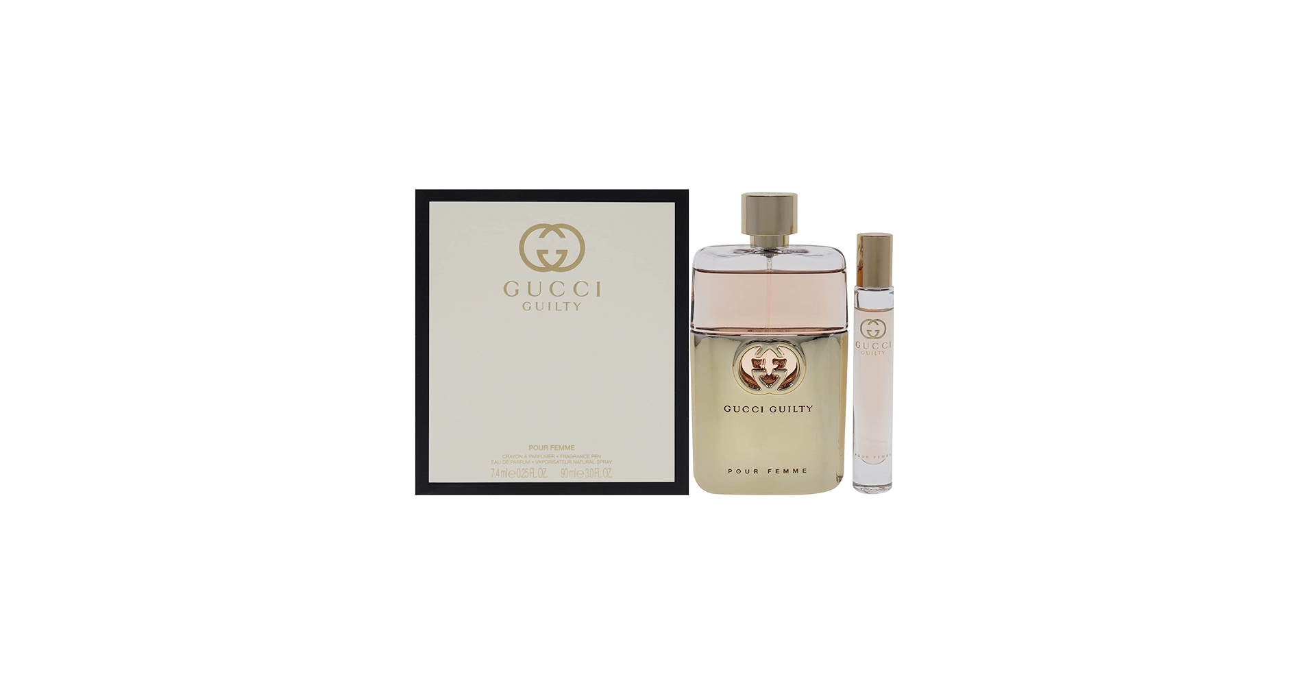 Amazon.com : Gucci Gucci Guilty Pour Femme 3oz EDP Spray, 0.25oz