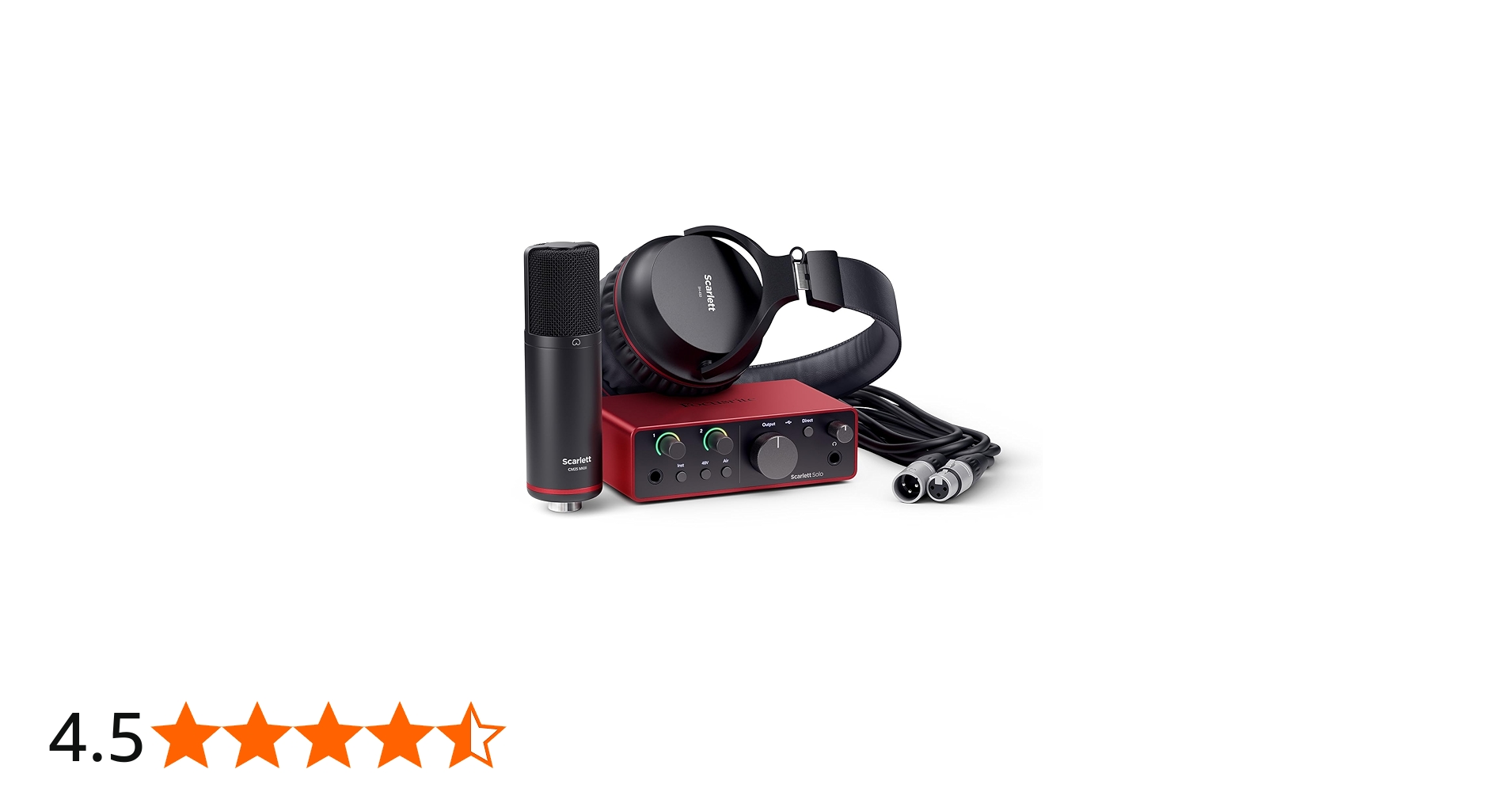 Amazon.co.jp: Focusrite Scarlett Solo Studio 第4世代 USBオーディオ