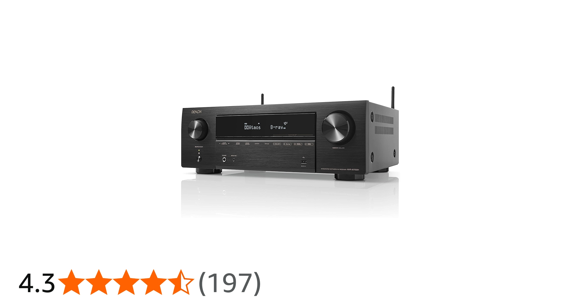 Amazon.co.jp: デノン Denon AVR-X1700H AVサラウンドレシーバー 7.2ch