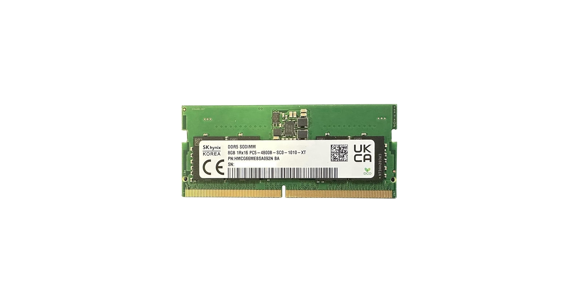 Amazon.co.jp: SK-Hynix 8GB DDR5 4800MHz SODIMM PC5-4800B-SC0 1Rx16