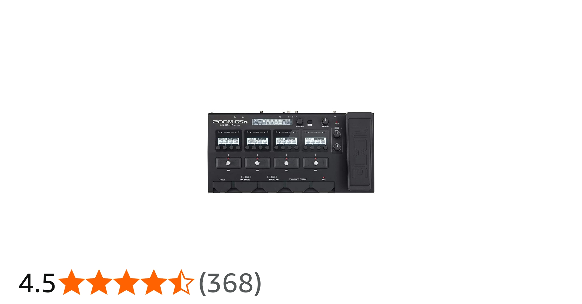 Amazon.co.jp: Zoom G5n マルチエフェクト ギタープロセッサー