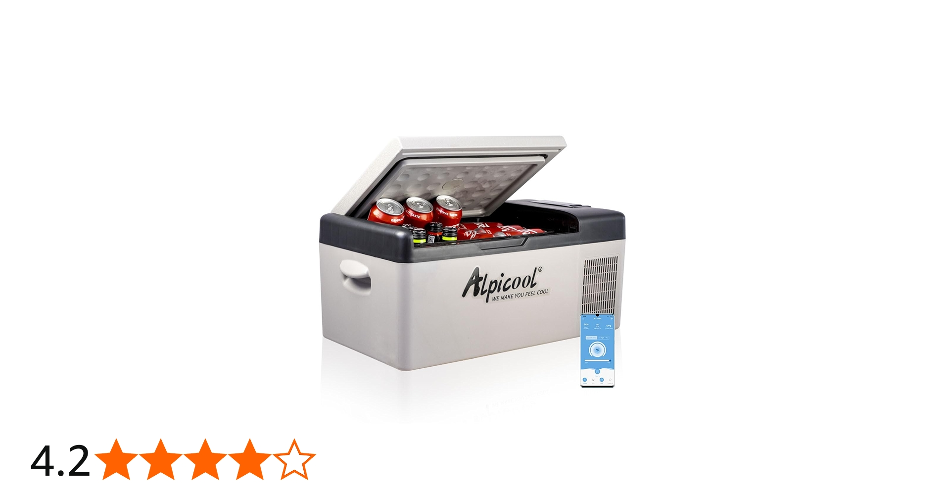 Amazon.co.jp: Alpicool ポータブル冷蔵庫 車載冷蔵庫 車載冷蔵冷凍庫