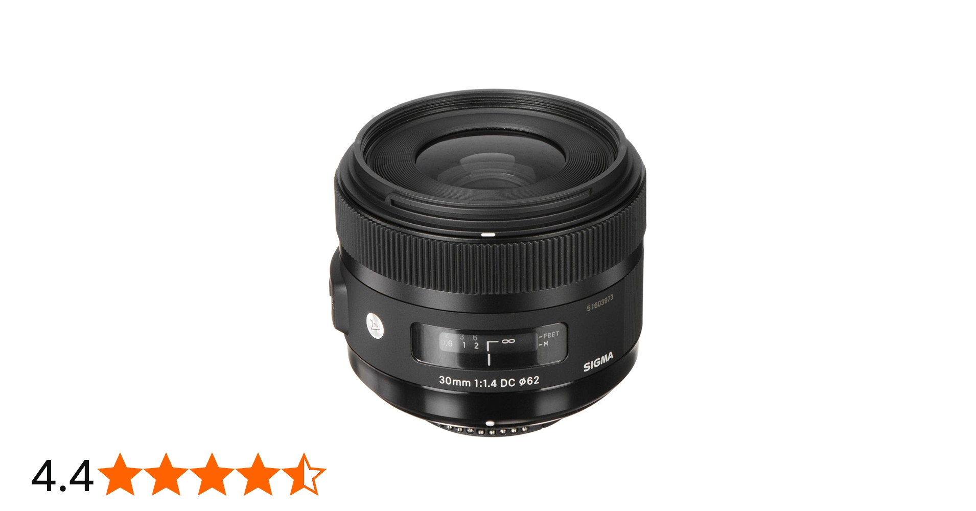 Sigma 301306 30mm f/1.4 DC HSM Fit Lens for Nikon, Black: Amazon