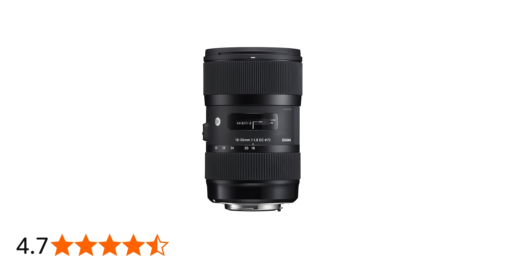 Sigma 18-35mm f/1.8 Lens DC for Canon (Black) : Amazon.in: Electronics