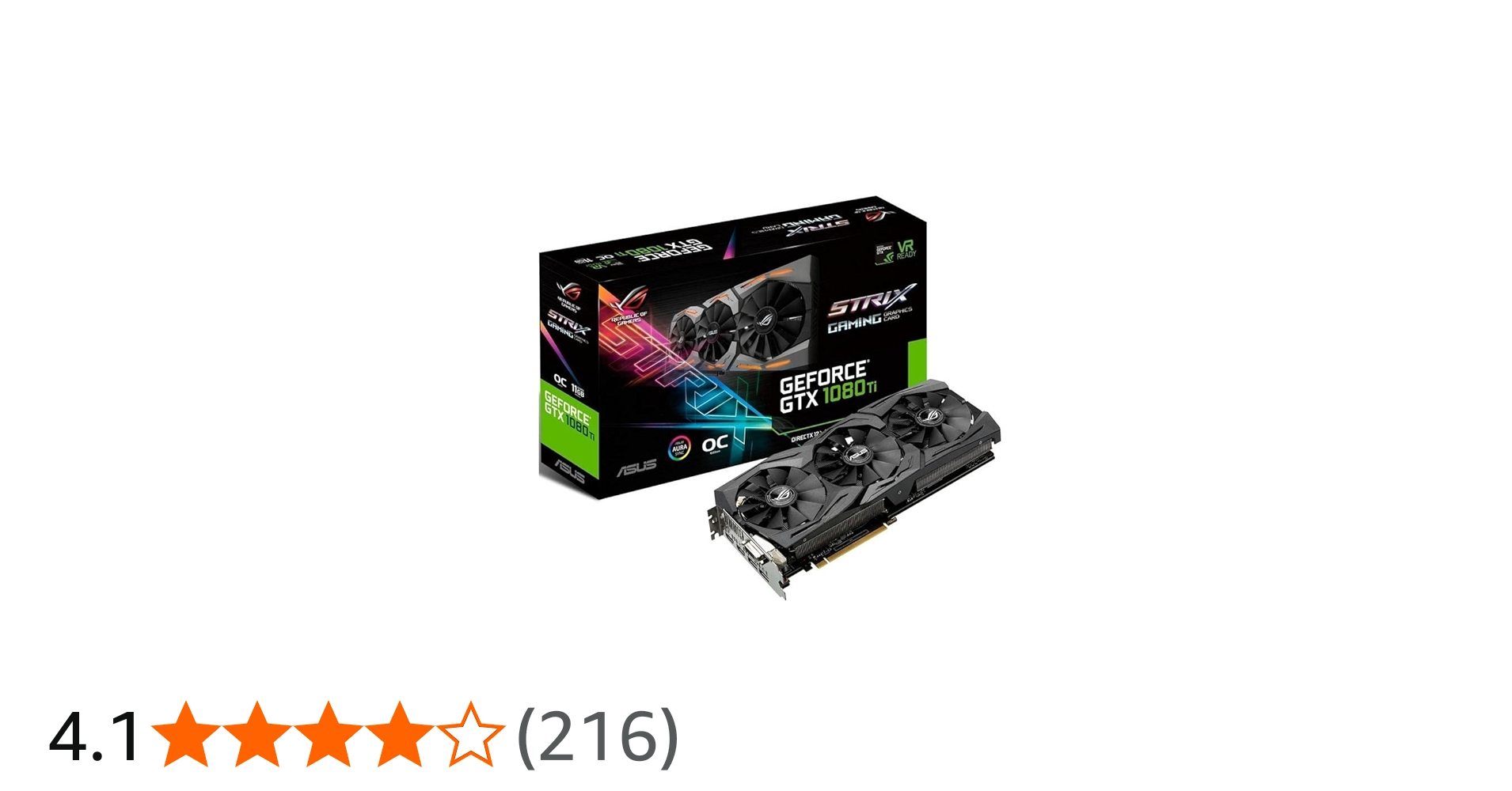 グラフィックボード・グラボ・ビデオカード ASUS STRIX-GTX 1080TI