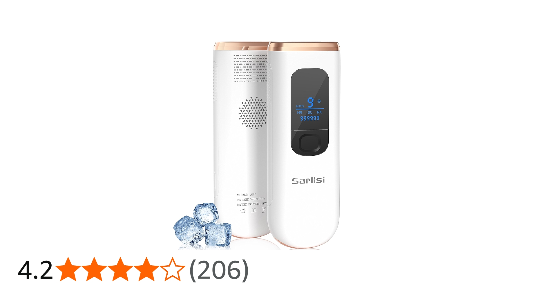 Amazon | Sarlisi 脱毛器 全身脱毛 【新モデル】 冷感脱毛 IPL光脱毛器