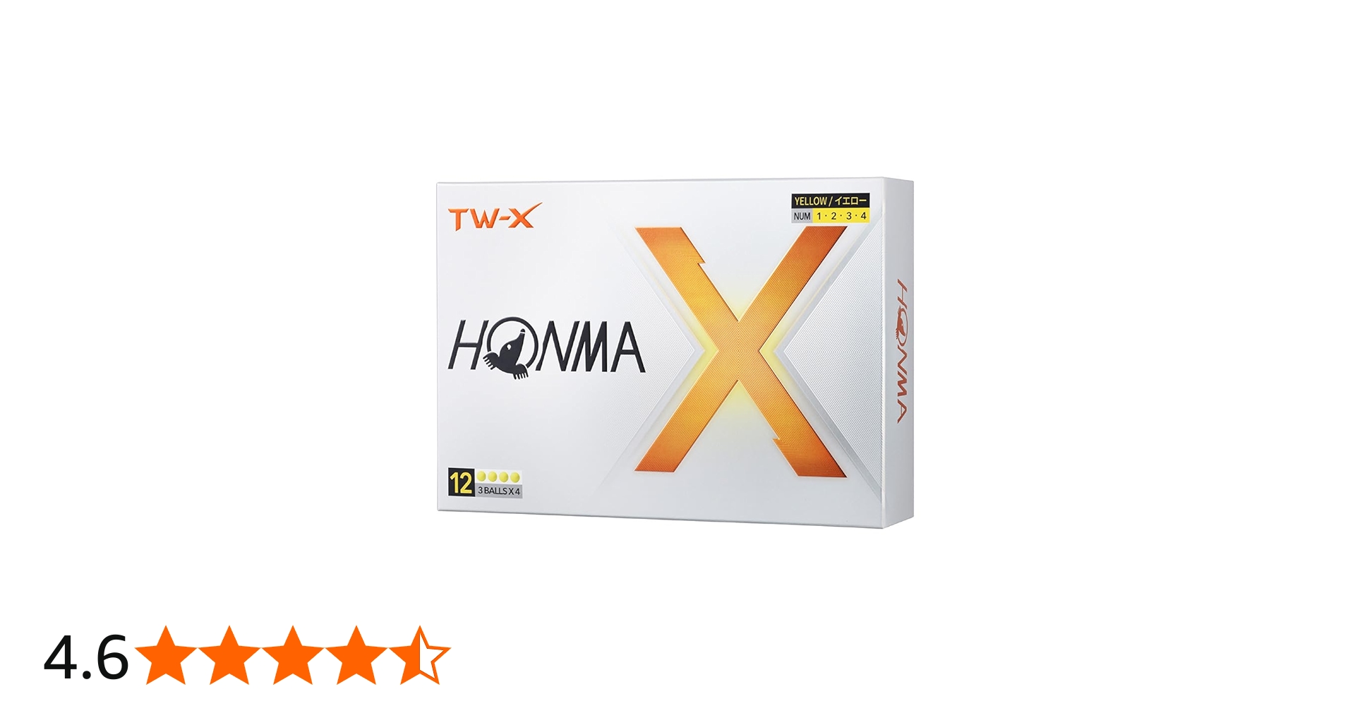 Amazon.co.jp: ホンマ ゴルフ ボール TW-X TW-S 2024年モデル 1ダース