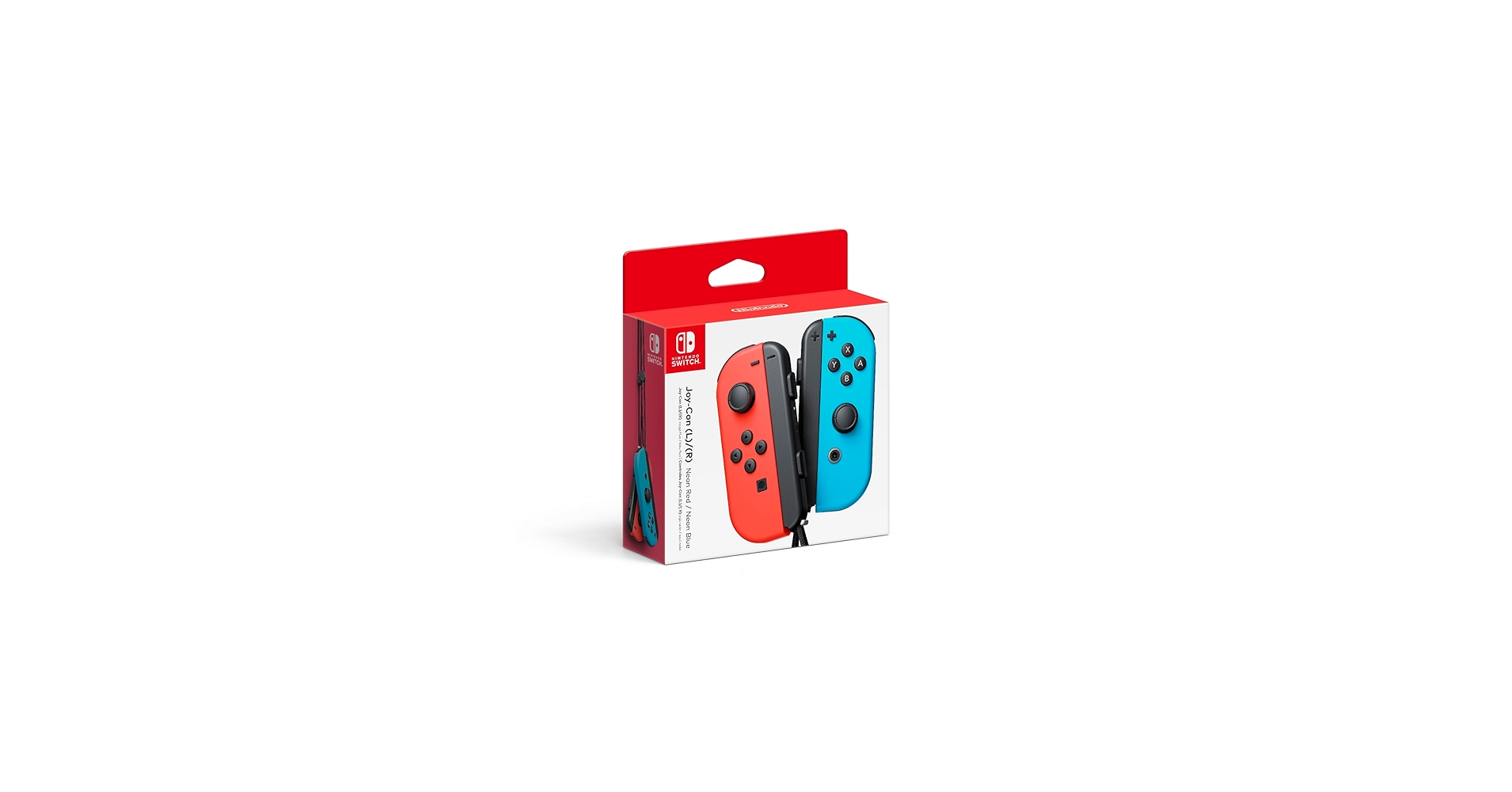 Amazon.com: Nintendo Joy-Con (L/R) - Neon Red/Neon Blue : Video Games