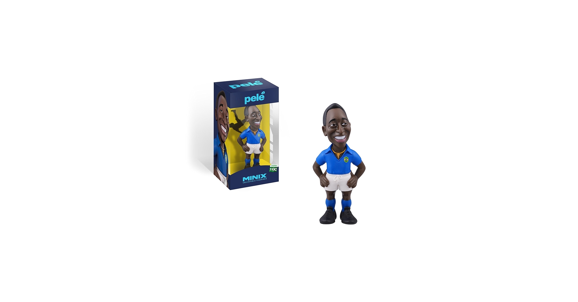 Amazon.com: Minix 12 cm Pele Soccer Figurine Official Licensed