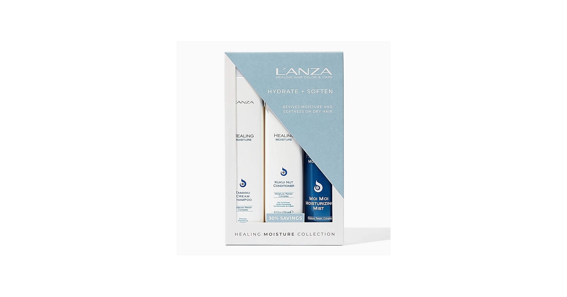 Amazon.com: L'ANZA Healing Moisture Trio Hair Kit, Tamanu Cream