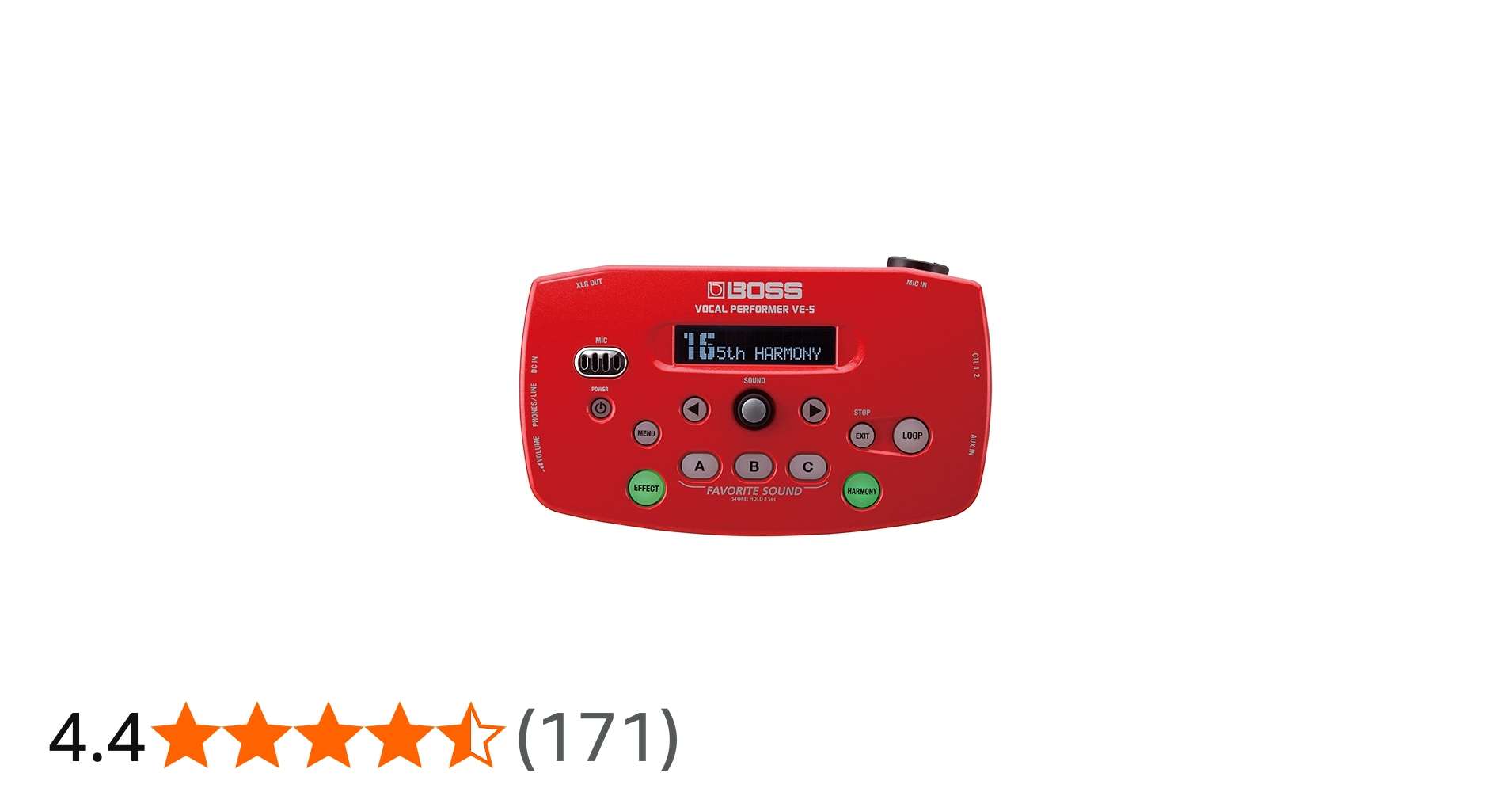 Amazon | BOSS(ボス) Vocal Performer VE-5-RD | エフェクター