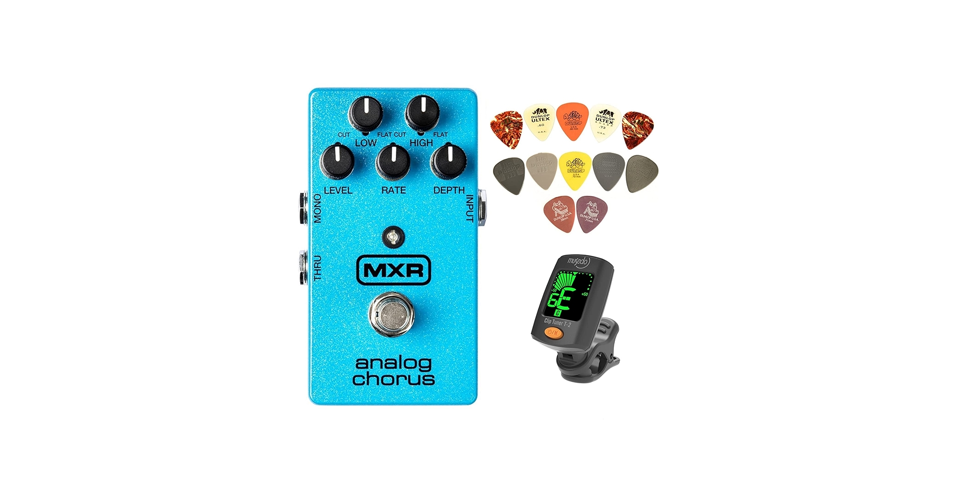 Amazon.com: MXR M234 Analog Chorus Effects Pedal Bundle w