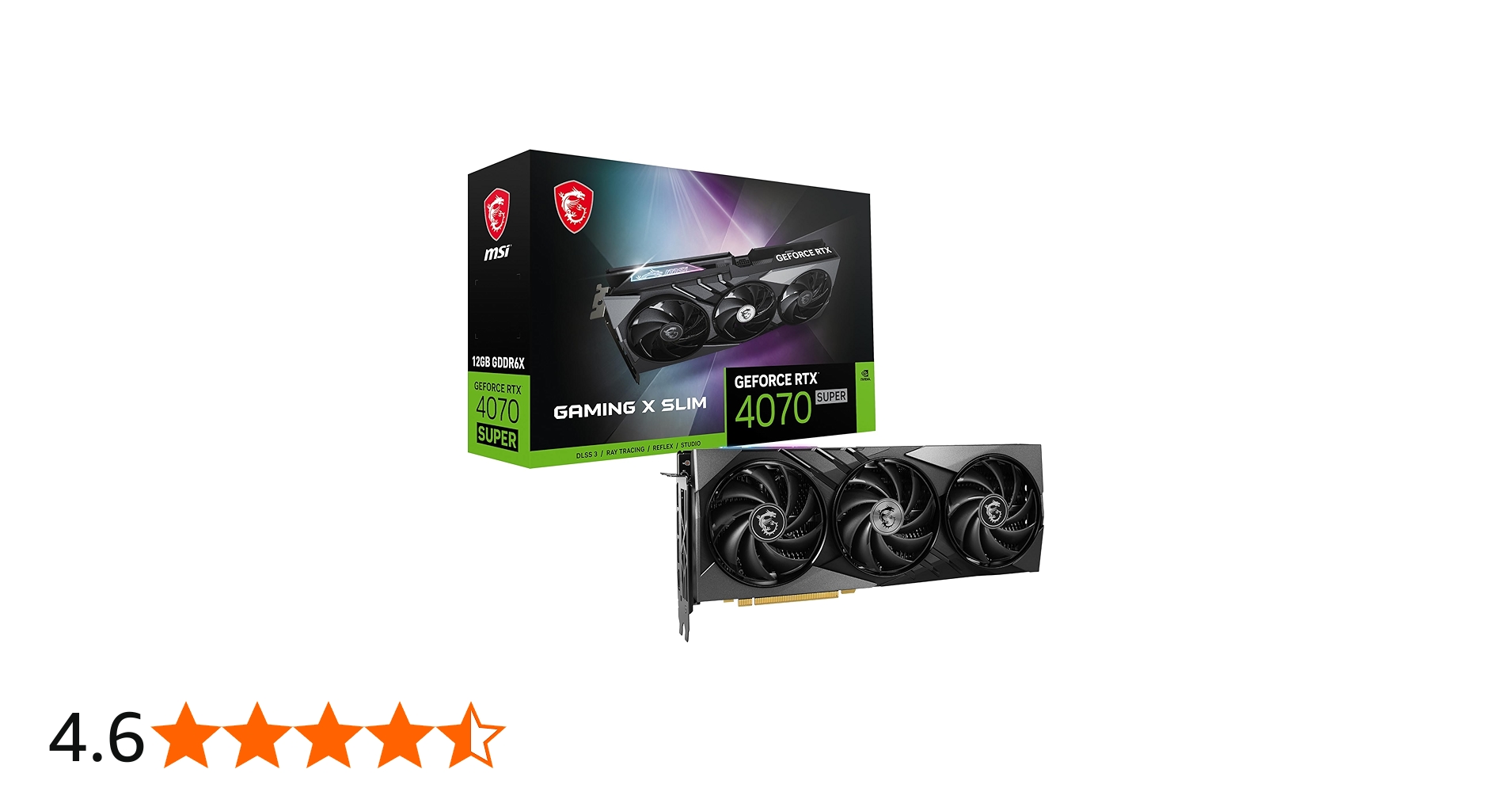 MSI GeForce RTX 4070 Super 12G Gaming X Slim : Amazon.ca: Electronics