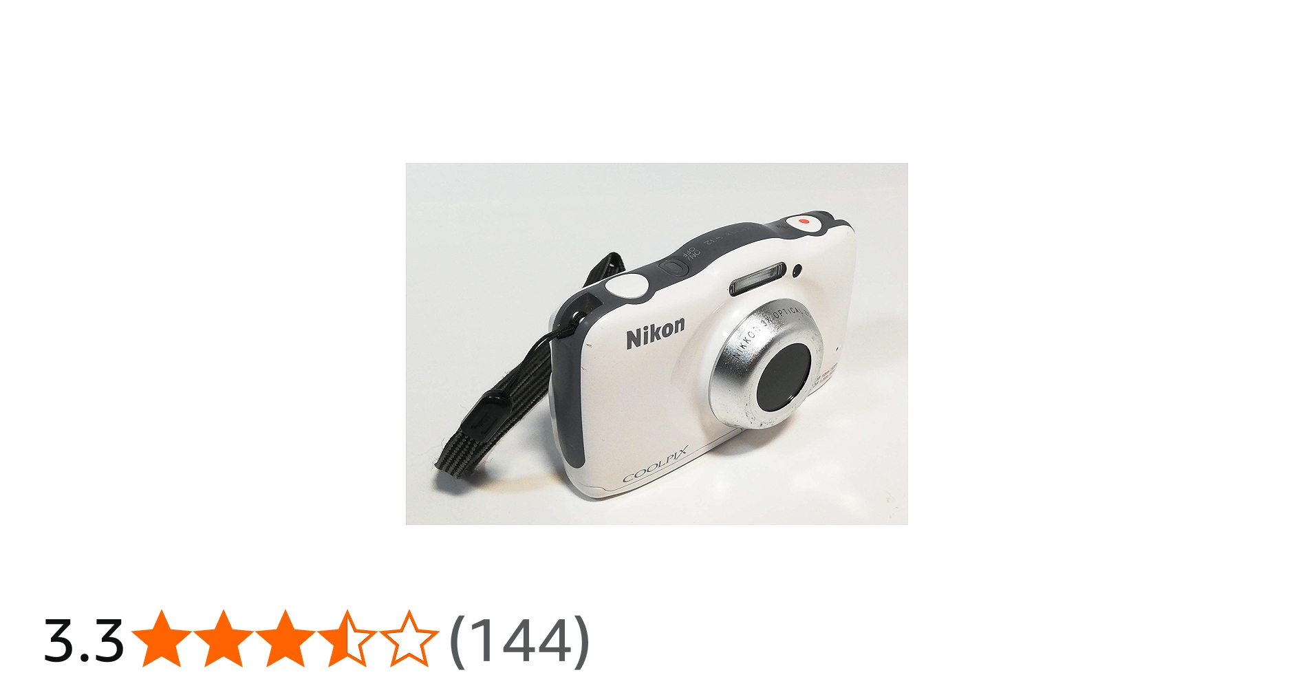 Amazon | Nikon デジタルカメラ S32 防水 1300万画素 ホワイト S32WH