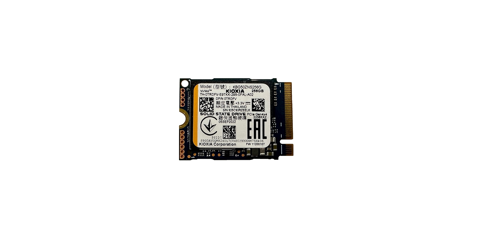 Amazon.com: OEM Kiox 256GB M.2 PCI-e NVME SSD Internal Solid State