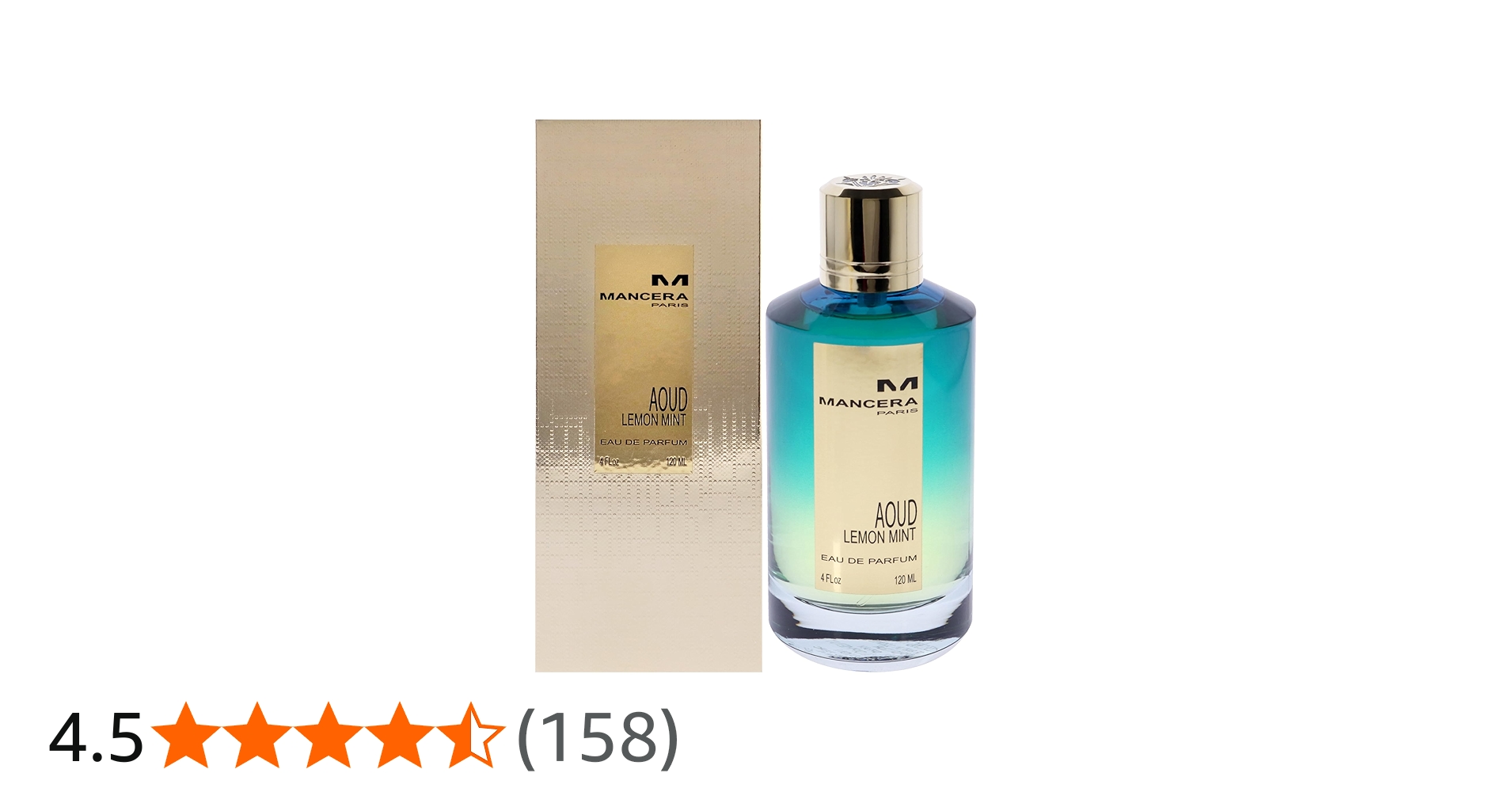 Amazon | MANCERA Eau de Parfum Spray, Aoud Lemon Mint, 4 Fl Oz