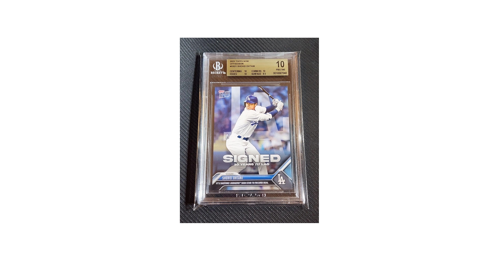 Amazon.co.jp: BGS10 ゴールドラベル topps 大谷翔平 OS21 ドジャース