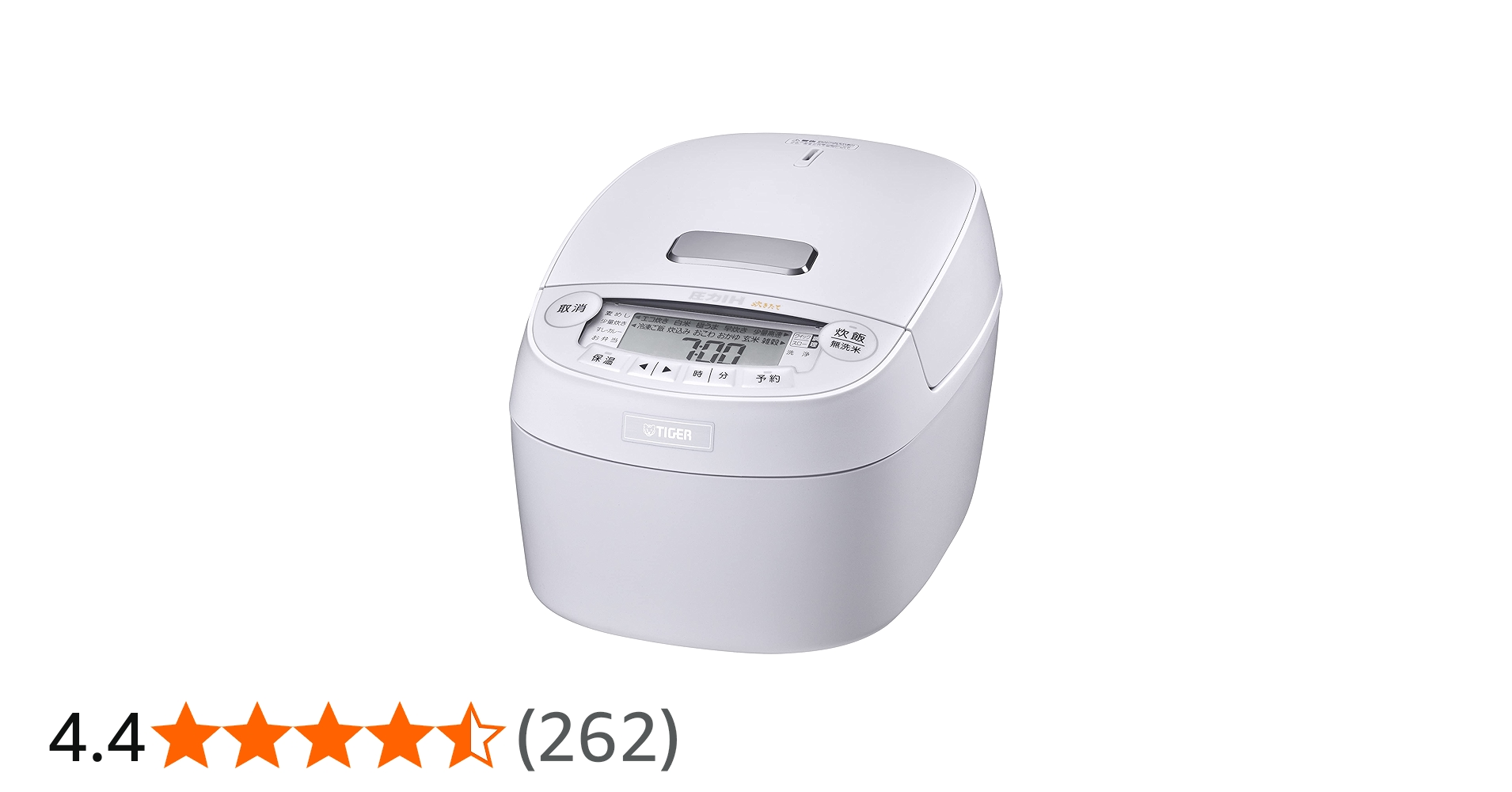 Amazon | タイガー魔法瓶(TIGER) 炊飯器 5.5合 圧力IH 炊きたて 遠赤5