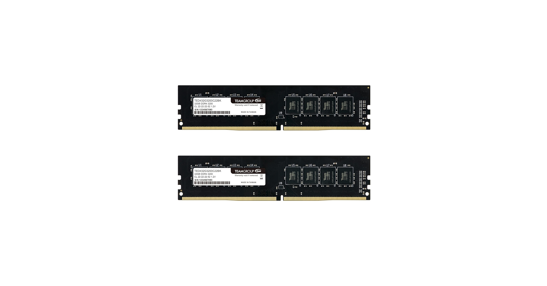 TEAMGROUP Elite DDR4 64GB Kit (2 x 32GB) 3200MHz (PC4-25600) CL22