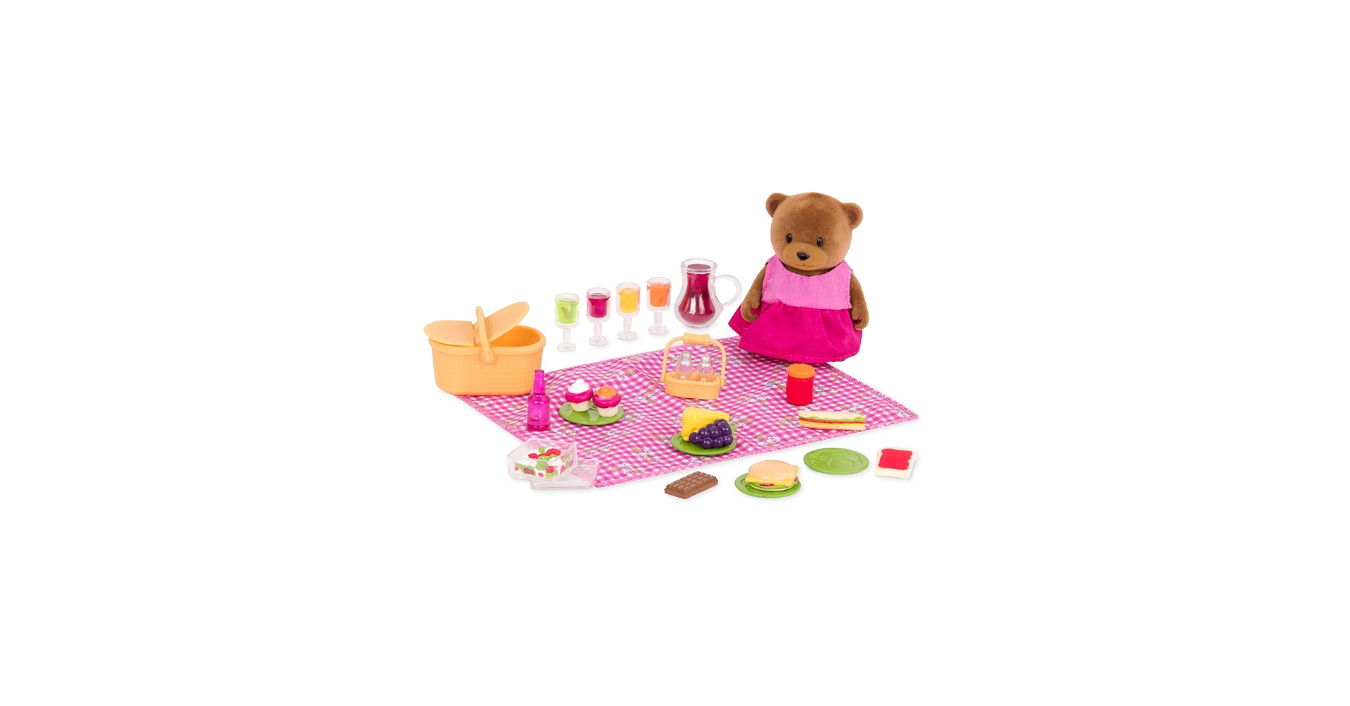 Amazon.com: Li'l Woodzeez – 20 Pieces Picnic Playset with Baby