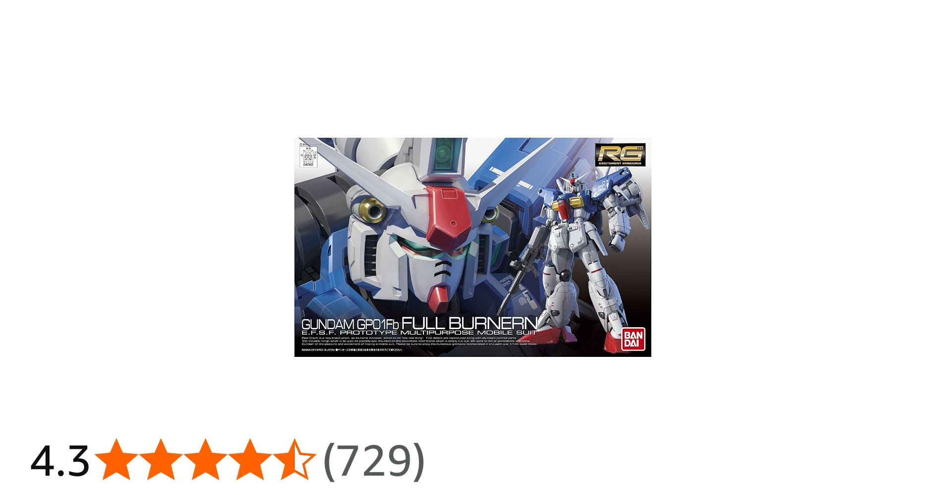 Amazon | RG 機動戦士ガンダム0083 STARDUST MEMORY RX-78GP01 Fb