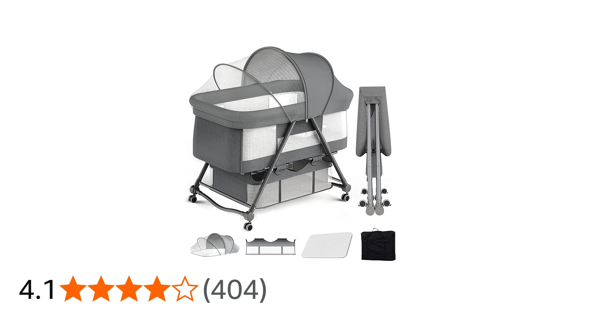 Amazon.co.jp: UBRAVOO ベビーベッド ゆりかご ベビーラック