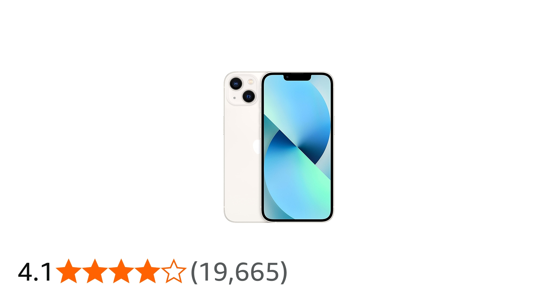 iPhone 13, 128GB, Product Starlight - Unlocked (Renewed) : Amazon